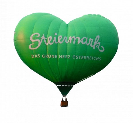 Der Steiermark-Herzballon © Steiermark Tourismus