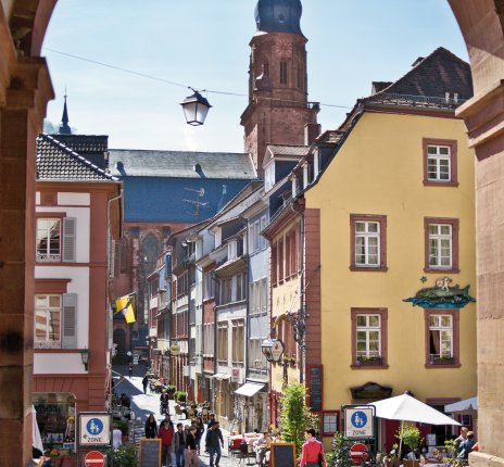 Heiliggeistkirche und Altstadt in Heidelberg © eyetronic-fotolia.com