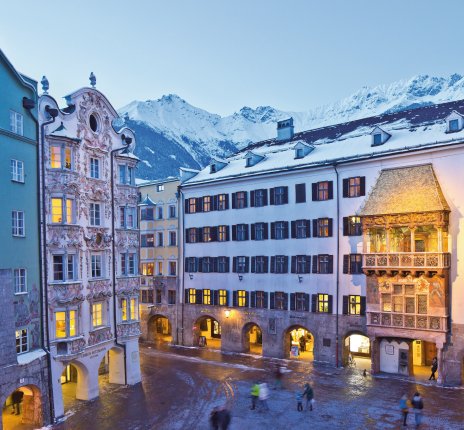 Das Goldene Dachl im Winter © Baumann Christof Lackner - Innsbruck Tourismus