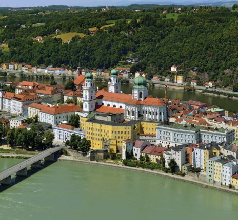 Blick auf Passaus Altstadt © Stadt Passau