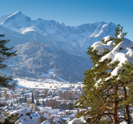 Winterpanorama Garmisch-Partenkirchen © GaPa Tourismus - Marc Hohenleitner