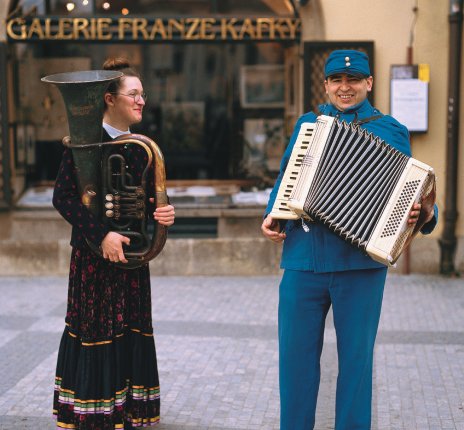 Straßenmusikanten in Prag © Kessler Medien