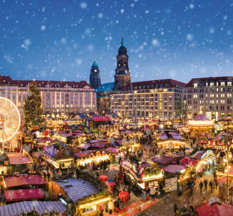 Weihnachtsmarkt auf dem Dresdner Striezelmarkt © eyetronic - stock.adobe.com
