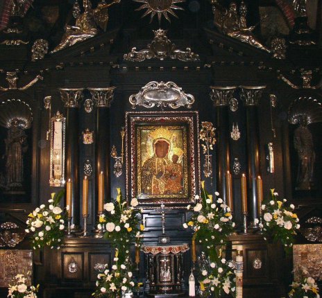 Schwarze Madonna in der Gnadenkapelle © Klastor OO. Paulinow Jasna Gora