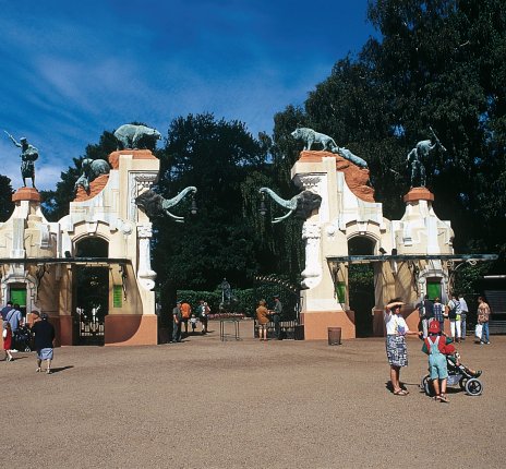 Eingang zu Hagenbecks Tierpark 