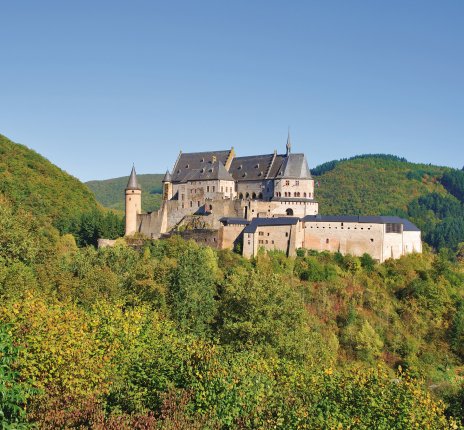 Burg Vianden in den Ardennen © Peter Eckert