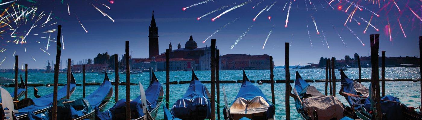 Feuerwerk über Venedig