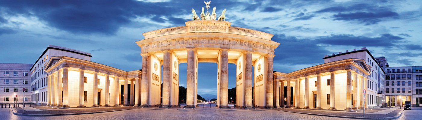 Brandenburger Tor Berlin bei Nacht