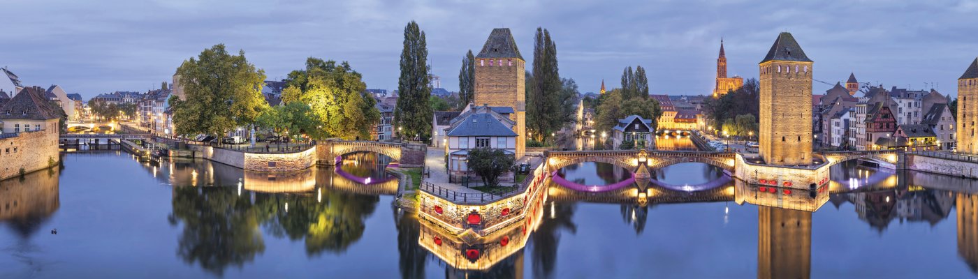 Städtereisen ab Lauf an der Pegnitz Die Gedeckten Brücken - Pont Couverts in Strasbourg