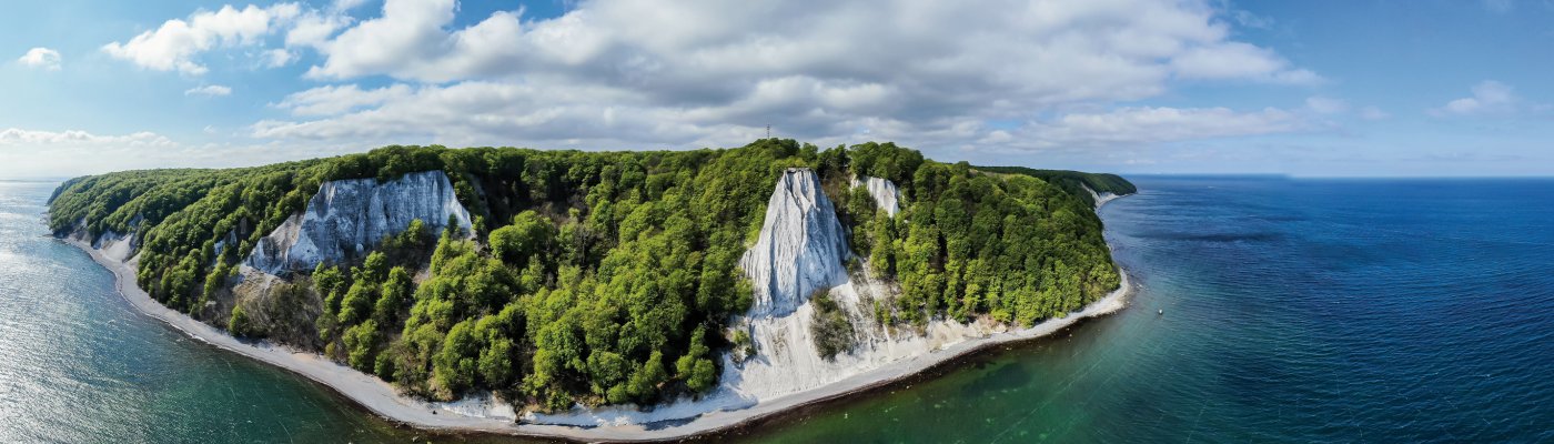 Blick auf den Königsstuhl - Kreidefelsen