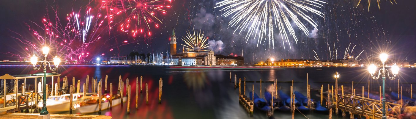 Feuerwerk über Venedig