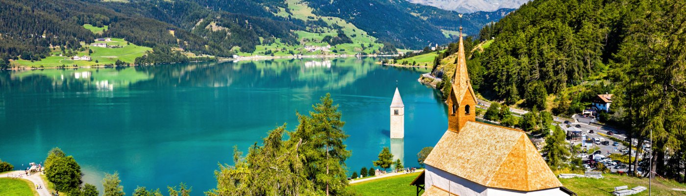 Südtirol ab Fürth Graun am Reschensee
