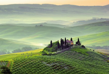 Kleines Weingut in der Toskana &copy; ronnybas - fotolia.com