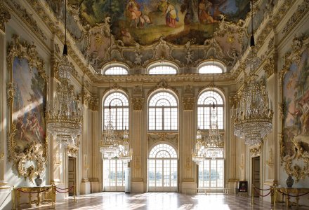Steinerner Saal im Schloss Nymphenburg © Vittorio Sciosia/München Tourismus