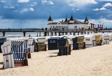 Seebrücke in Ahlbeck auf der Insel Usedom © Rico K.- stock.adobe.com