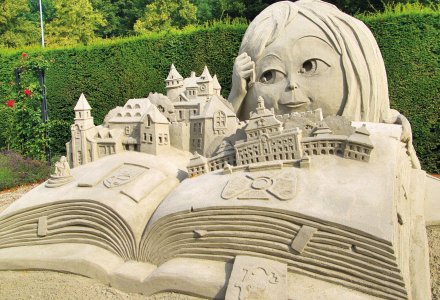 Sandkunst auf Schloss Ludwigsburg © Blühendes Barock Ludwigsburg