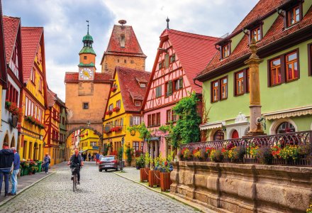 Wunderschöne Altstadt in Rothenburg ob der Tauber © Olena Z - stock.adobe.com