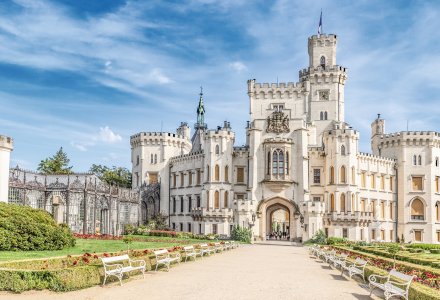 Schloss Frauenberg - Zamek Hluboka nad Vltavou © weyo - stock.adobe.com