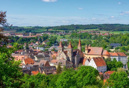 Blick auf Ellwangen &copy; modernmovie - stock.adobe.com