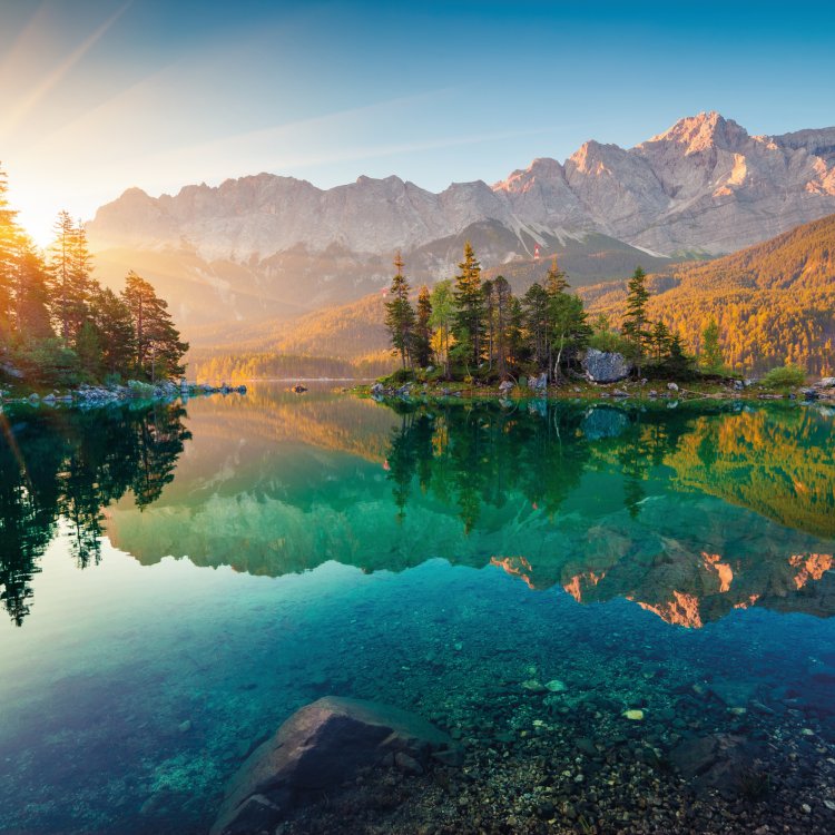 Am Eibsee © Andrew Mayovskyy - stock.adobe.com